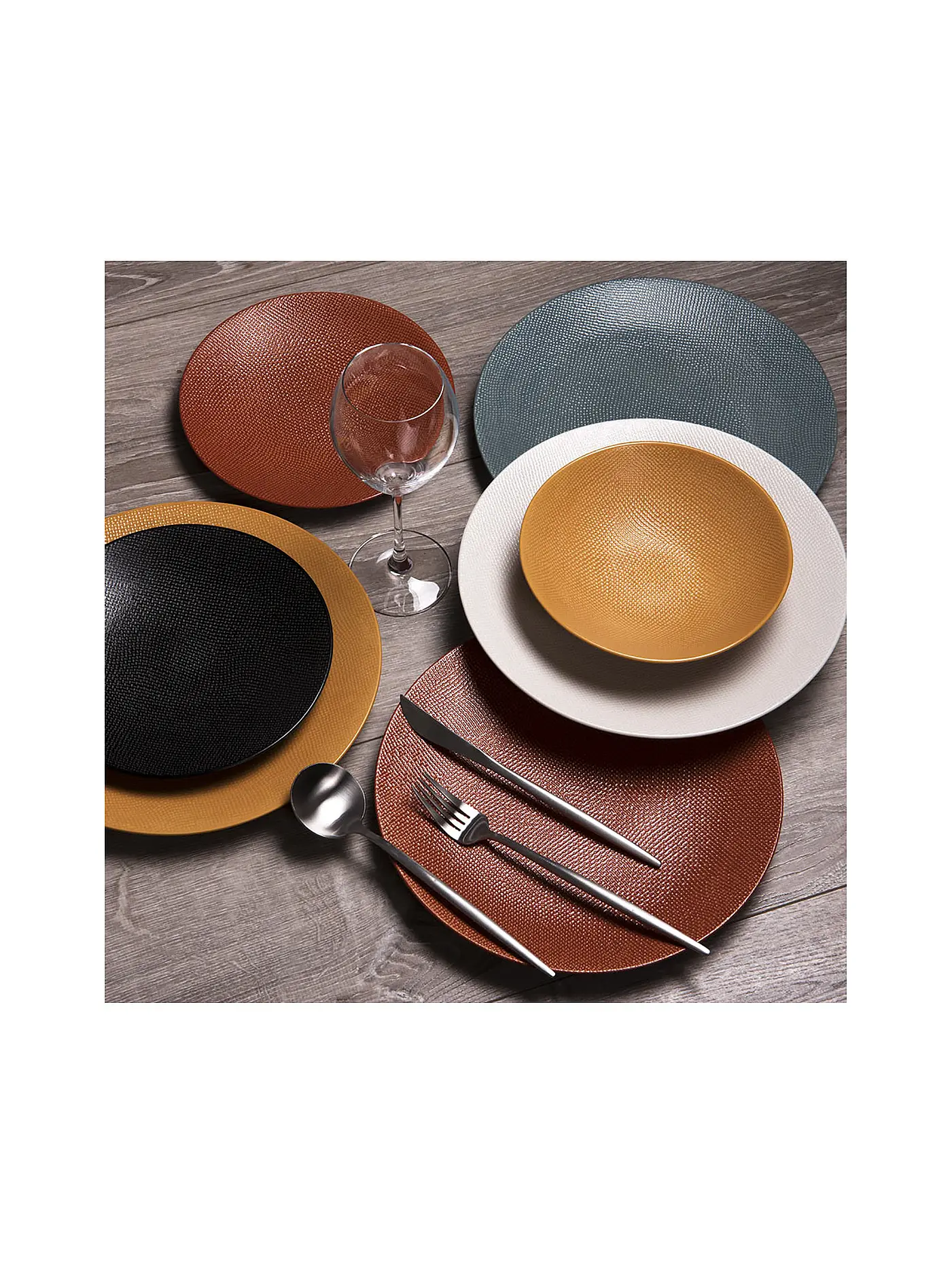 TABLE PASSION | Speiseteller 27cm VESUVIO Safran | 